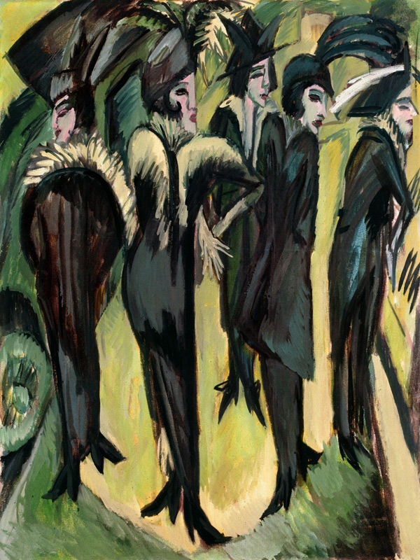 Cinco mujeres en la calle de Ernst Ludwig Kirchner