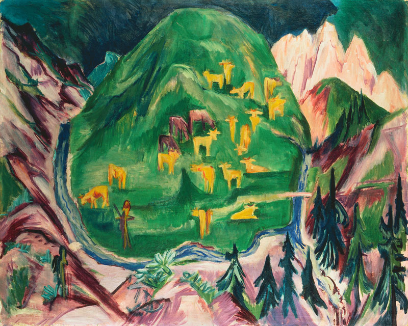 Pasture de Ernst Ludwig Kirchner