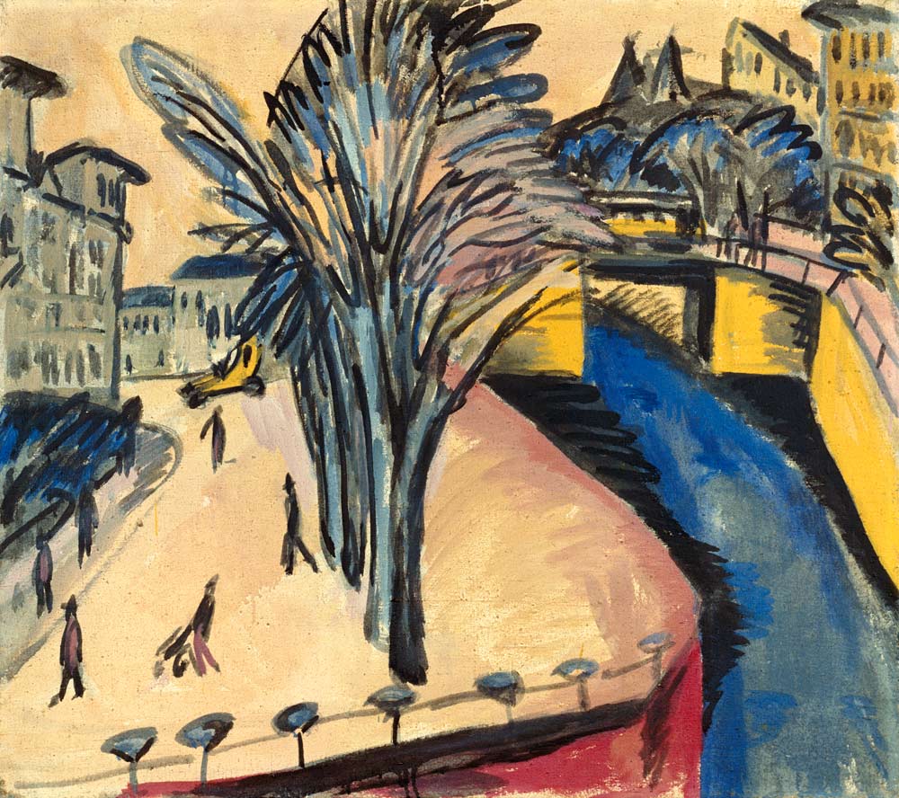 Yellow angel shore, Berlin de Ernst Ludwig Kirchner