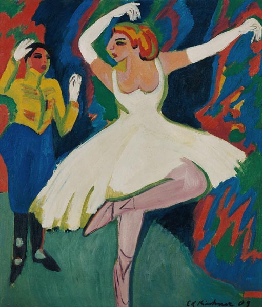 Bailarina rusa de Ernst Ludwig Kirchner