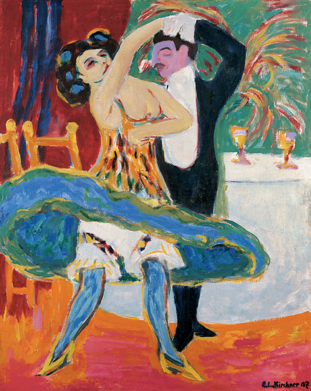 Vaudeville Theater (English Dancing Couple) de Ernst Ludwig Kirchner