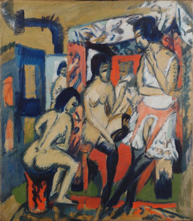 Nudes in Studio de Ernst Ludwig Kirchner
