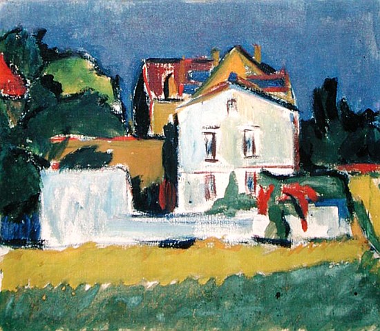 House in a Landscape de Ernst Ludwig Kirchner
