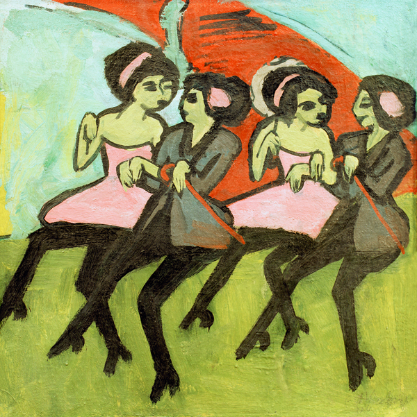 Panama Dancers de Ernst Ludwig Kirchner