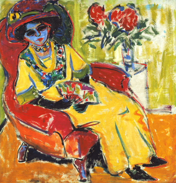 Sedentary lady de Ernst Ludwig Kirchner