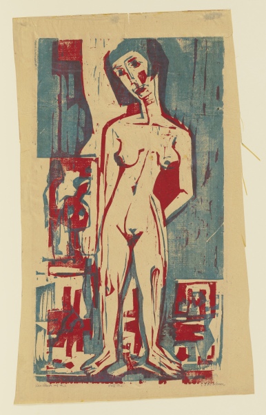 Nackte Lena de Ernst Ludwig Kirchner