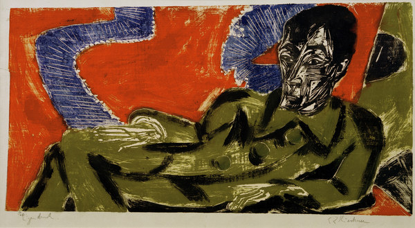 Retrato de Otto Mueller de Ernst Ludwig Kirchner