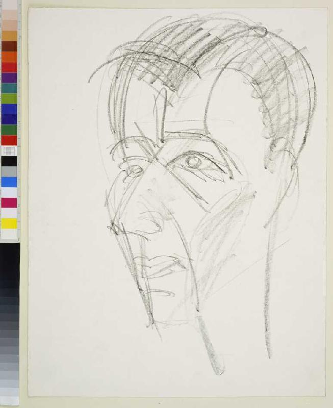 Selbstbildnis de Ernst Ludwig Kirchner