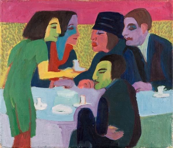 Escena en un café de Ernst Ludwig Kirchner