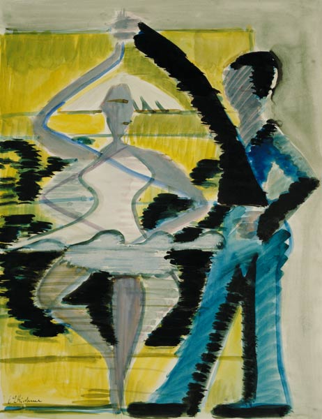 Pareja (bailarina giratoria) de Ernst Ludwig Kirchner