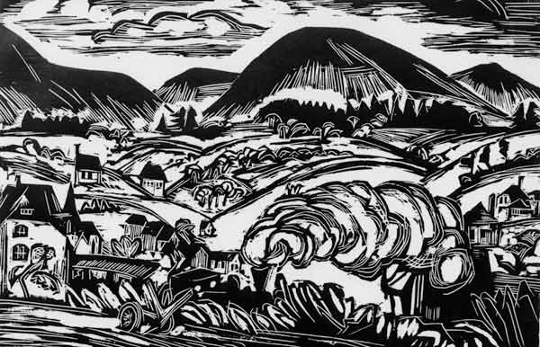 Taunus Landscape de Ernst Ludwig Kirchner