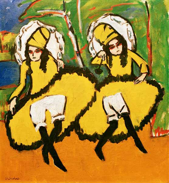 Two Dancers de Ernst Ludwig Kirchner