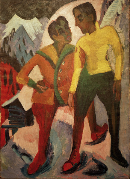 Los hermanos Mardersteig de Ernst Ludwig Kirchner