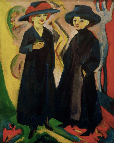 Dos señoritas de Ernst Ludwig Kirchner