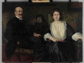 Doppelbildnis des Kommerzienrats Georg Spiegelberg und seiner Frau
