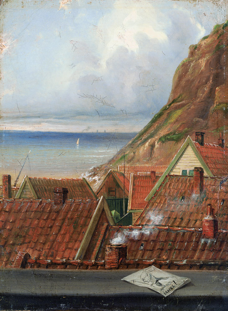 View from a Window of Helgoland de Ernst Wilh. Dietrich Willers