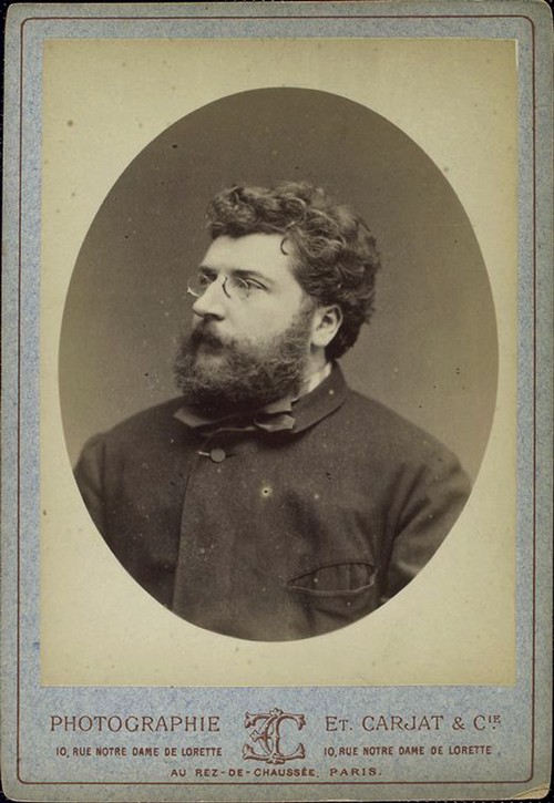 Portrait of the composer Georges Bizet (1838-1875) de Etienne Carjat