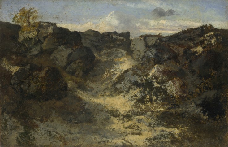 Rocky Landscape de Etienne-Pierre Théodore Rousseau