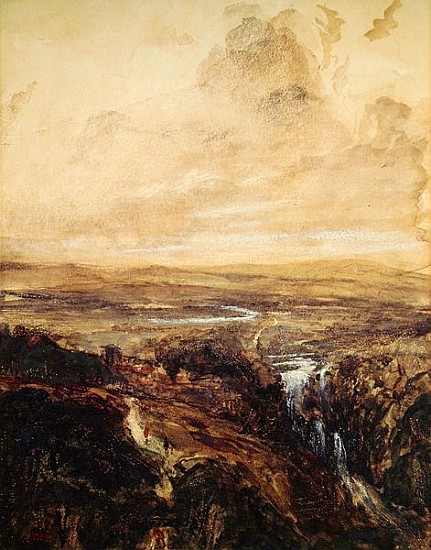 Vallee d''Avergne de Etienne-Pierre Théodore Rousseau