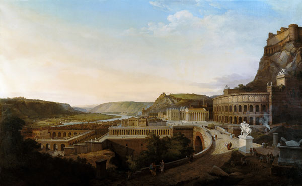 View of Vienna in Roman Times de Etienne Rey