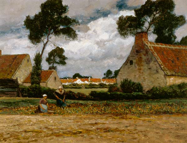 Farmstead in Flanders de Eugen Kampf