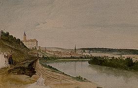 Gundelsheim at the Neckar de Eugen Napoleon Neureuther