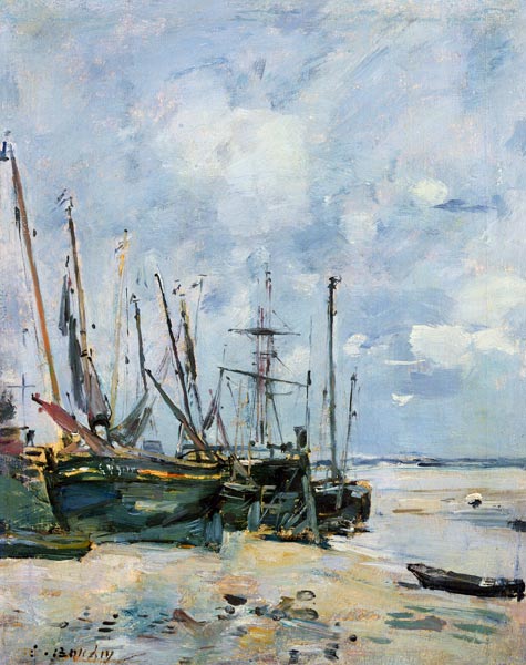 Boats de Eugène Boudin