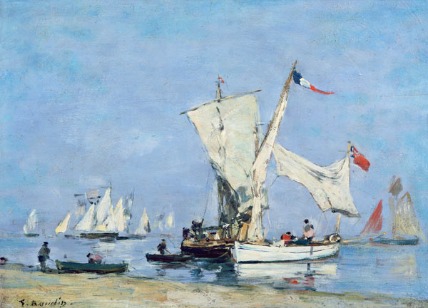 Sailing Boats, c.1869 de Eugène Boudin