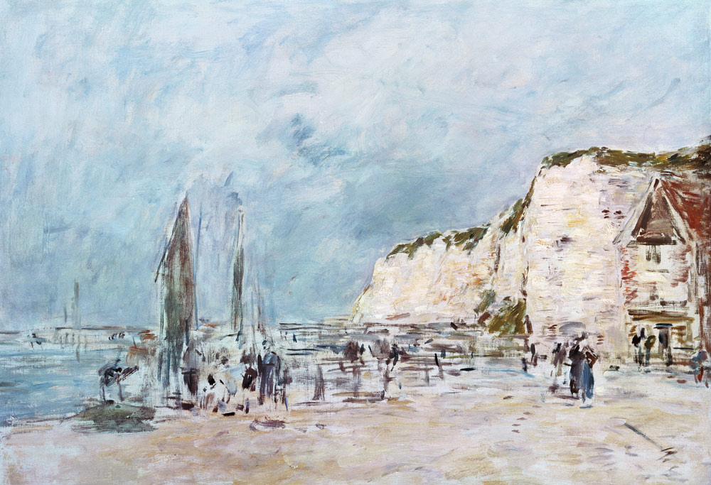 The Cliffs at Dieppe and the ''Petit Paris'' de Eugène Boudin