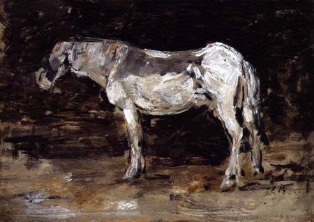 The White Horse de Eugène Boudin