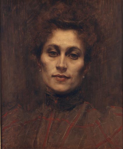 Damenportraet de Eugène Carrière