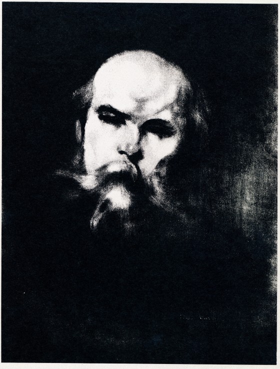 Portrait of the poet Paul Verlaine (1844-1896) de Eugène Carrière