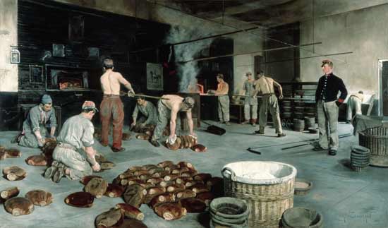 French armed forces bakery (Pain de ammunition) de Eugène Chaperon