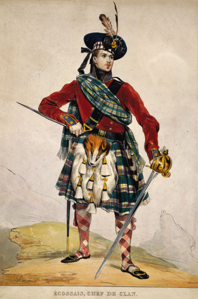 Chief of a Scottish Clan de Eugène Devéria