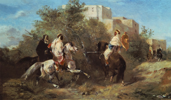 Arab Horsemen de Eugène Fromentin