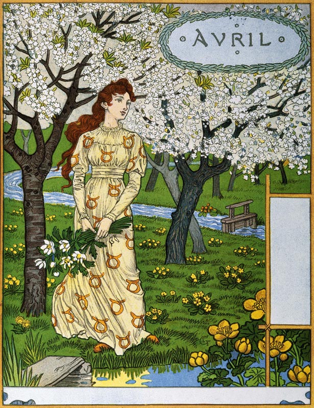 April de Eugene Grasset