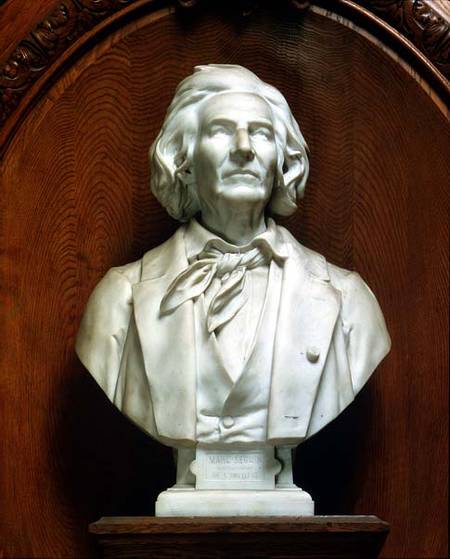 Portrait bust of Marc Seguin (1786-1875) architect and engineer de Eugene Guillaume