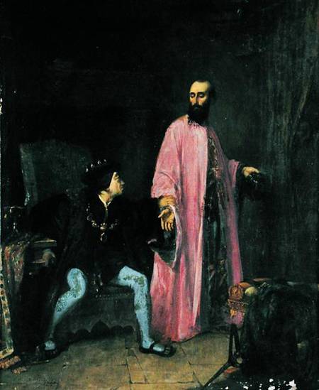 Louis XI (1423-83) and his doctor de Eugene Lagier