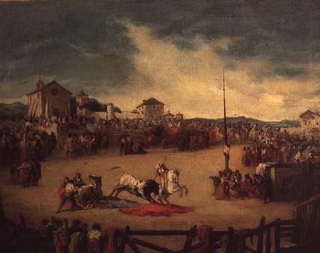 The Bullfight de Eugenio Lucas y Padilla