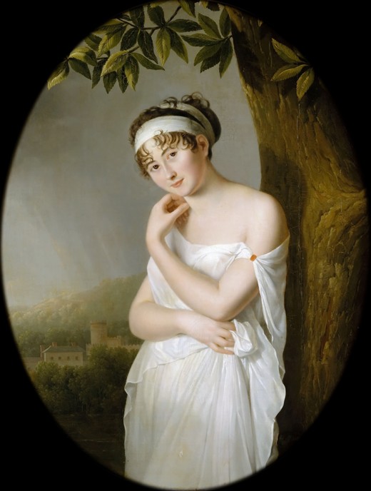 Portrait of Madame Récamier, née Julie Bernard (1777-1849) de Eulalie Morin