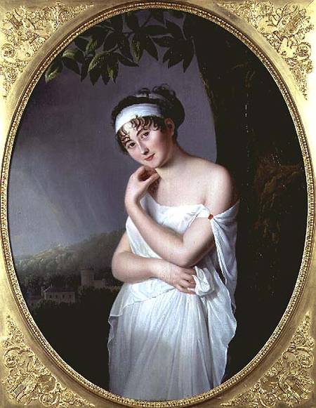 Portrait of Madame Recamier (1777-1849) de Eulalie Morin