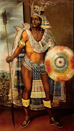 Portrait of Montezuma II de European School