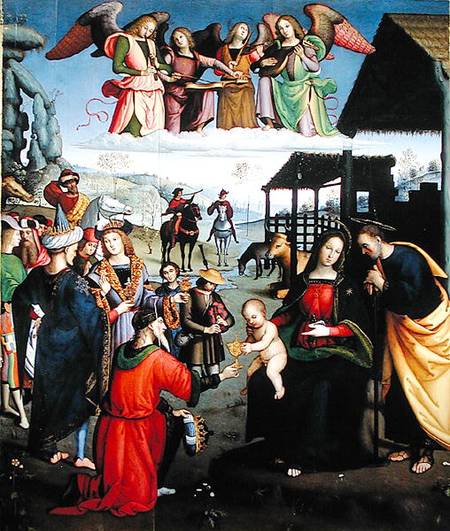 Adoration of the Magi de Eusebio  da San Giorgio