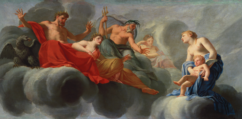 Venus Presenting Cupid to Jupiter de Eustache Le Sueur