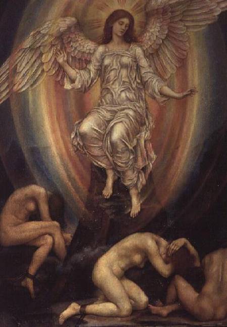 The Light Shineth in Darkness and the Darkness Comprehendeth It Not de Evelyn de Morgan