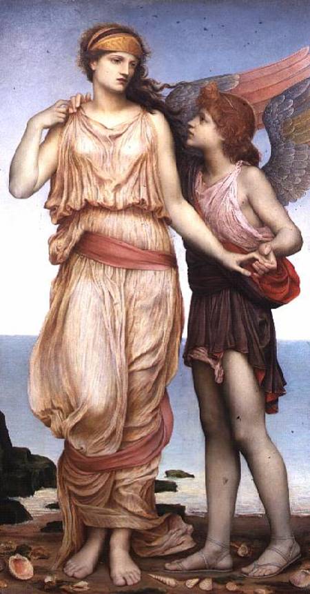 Venus and Cupid de Evelyn de Morgan