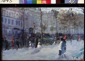 Boulevard in Paris