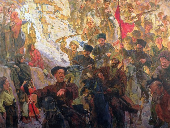The Red Partisans of Dagestsan de Evgeni Evgenievitch Lanceray