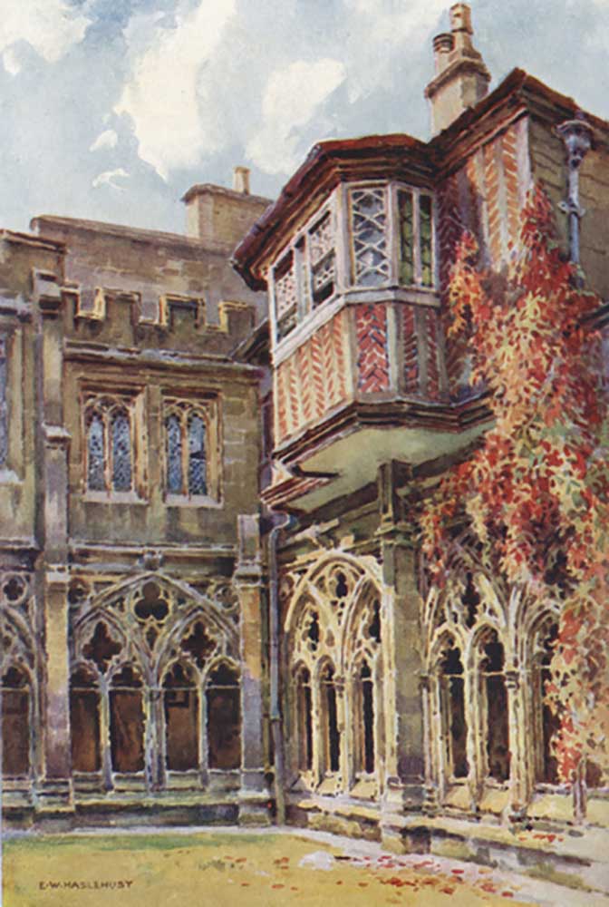 Anne Boleyns Window, Deans Cloisters de E.W. Haslehust