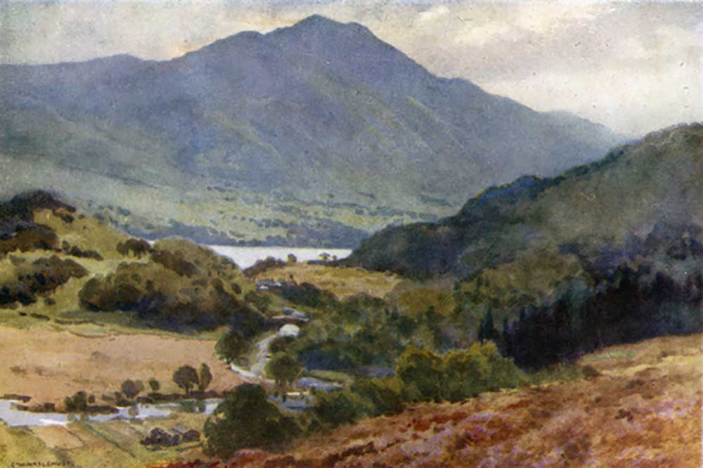 Ben Venue and Loch Achray, Trossachs de E.W. Haslehust